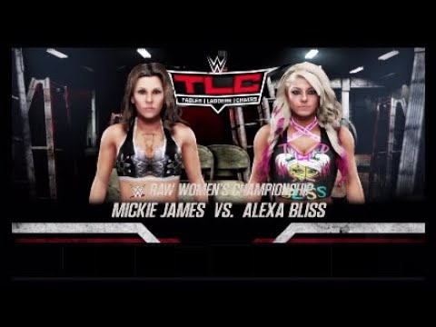 WWE2K19: Alexa Bliss Path of Fury Episode 15: Alexa Bliss vs. Mickie James at TLC 2017