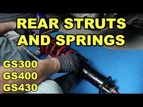 1998-2005 Lexus GS Rear Strut and Spring Replacement