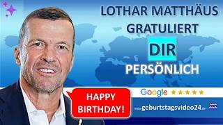 Lothar Matthäus – Beispielvideo zum Geburtstag