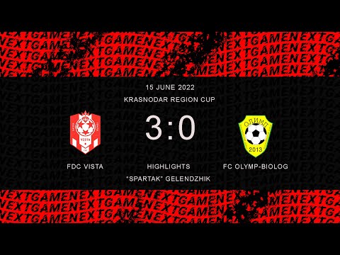 FDC VISTA 3-0 FC OLYMP-BIOLOG KRASNODAR REGION CUP.  1/16 ROUND  | HIGHLIGHTS.