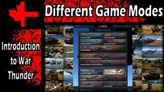 An Introduction to War Thunder - The Different Game Modes