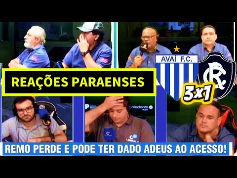 🔥 Reactions from Pará: Avaí 3 × 1 Remo — Goodbye to Promotion? | Brazilian Serie B