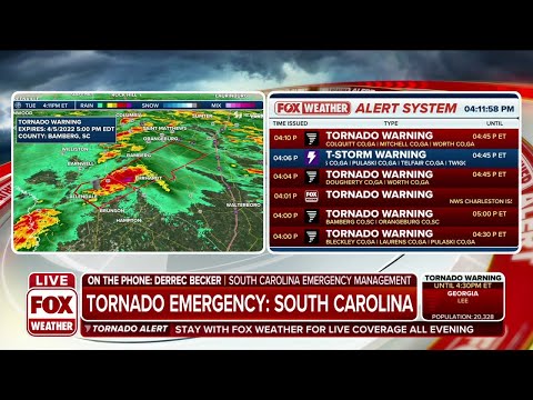 Large, Extremely Dangerous Tornado Touched Down In Allendale, SC
