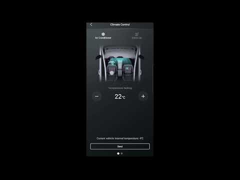 MG4 EV Remote app based heater and heated seat controls