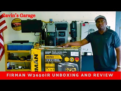 Firman W3650ir Unboxing and Review (Generator Review)