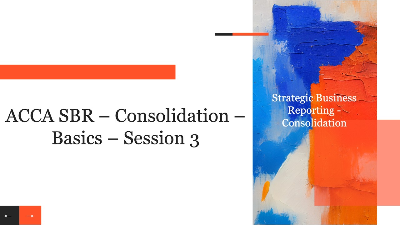 SBR - Consolidation - Basics - Consolidated P&L