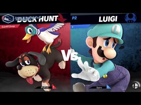 S@PS 91 Ultimate Singles - Spero(Falcon/Luigi) vs BluPrint(Duck Hunt) WR2