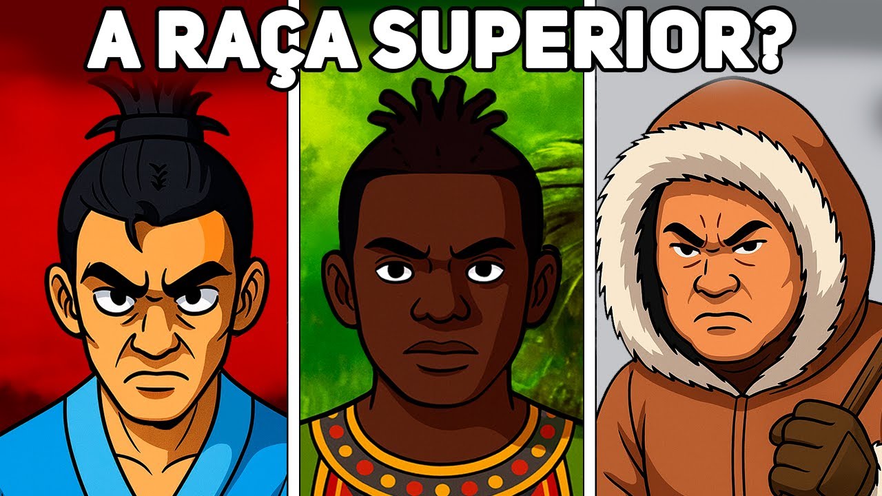 Por que Ser Branco é Melhor? As 5 Raças e Suas Vantagens Evolutivas
