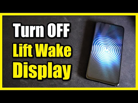How to Turn Off Lift to Wake Display on Motorola Phone (Easy Method)