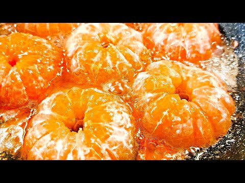 🍊 The Ultimate Fried Tangerines Recipe! For a Delicious Dessert!