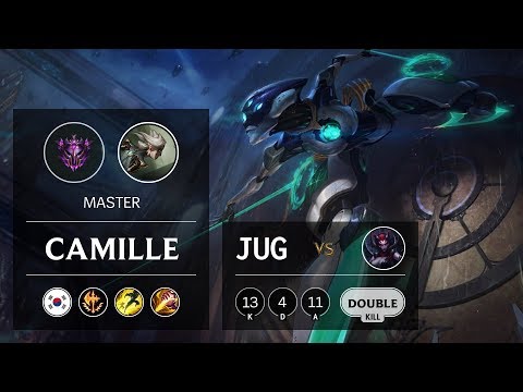 Camille Jungle vs Elise - KR Master Patch 9.15