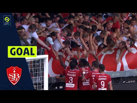 Goal Romain FAIVRE (62' pen - SB29) STADE BRESTOIS 29 - ANGERS SCO (1-1) 21/22