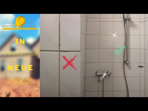 Neue Fugen in 4 einfachen Schritten - Fliesen -fugen erneuern -reparieren