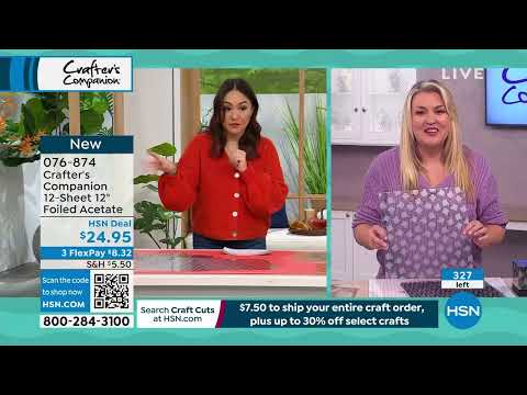 Crafter's Companion 12" x 12" Halloween Foiled Acetate  ...