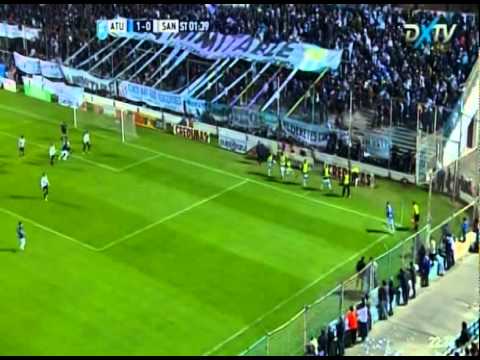 Atlético Tucumán 2 - Santamarina 0 - Goals by Acosta and Molina - ST