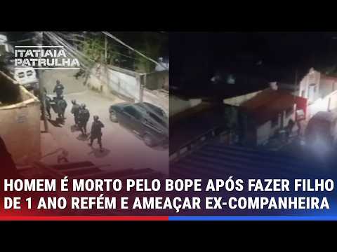 HOMEM É MORTO PELO BOPE APÓS FAZER FILHO DE 1 ANO REFÉM E AMEAÇAR EX-COMPANHEIRA NA GRANDE BH
