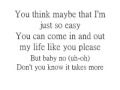 It Takes More - Jordin Sparks *Lyrics*