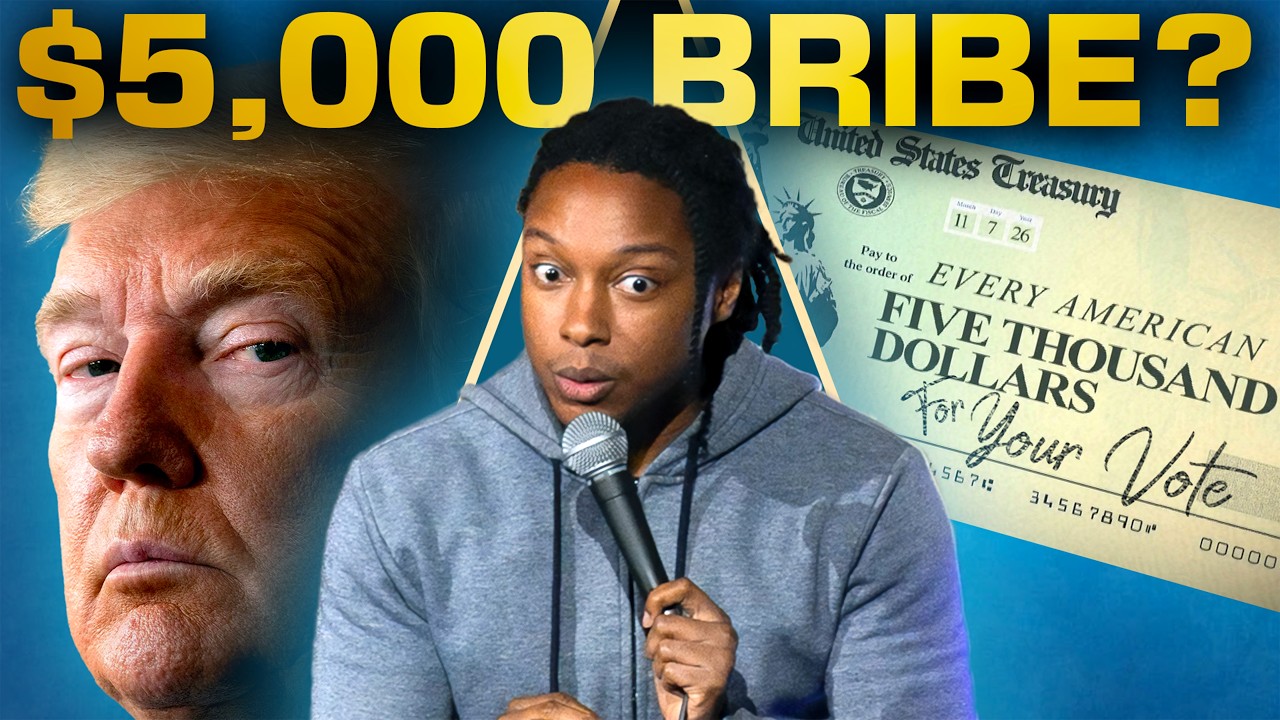 Comedian discusses Trump's alleged $5,000 vote-buying offer