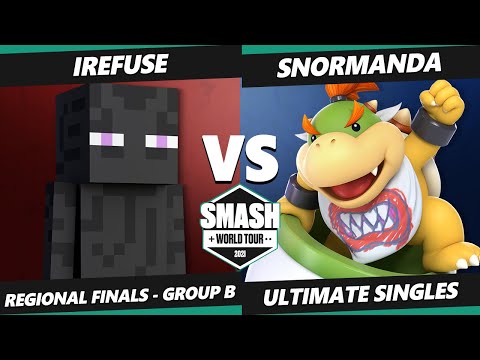 SWT EU RF Group B - iRefuse (Steve) Vs. Snormanda (Bowser Jr.) SSBU Ultimate Tournament