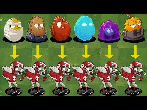 Every Plants 1 Plants Food Vs 100 All-star Zombie - Who Will Win? - PvZ 2 Challege