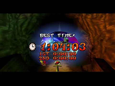 Crash Bandicoot - Warped (PS1) 105% Walkthrough pt41 - Warp Zone 3 Relics