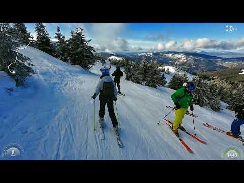 Korbielów - Pilsko - Jontek - Narty - trasy 5, 6 i 1a - zjazd z kamerą na Gimbalu 4K