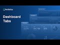 Dashboard Tabs - A better way to organize your analytics content