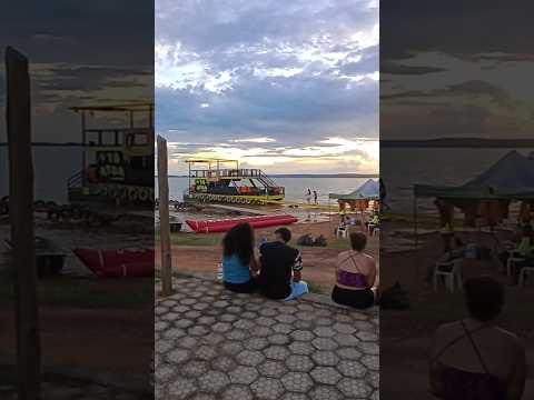 Pôr do sol lindo nesse camping, Três Marias MG