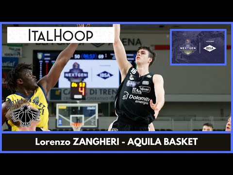Lorenzo Zangheri- LBA IBSA Next Gen Cup 22/23 - Trento vs Scafati
