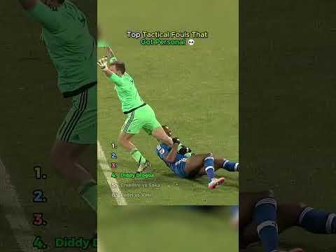 Top Tactical Fouls That Got Personal in Football💀😭
