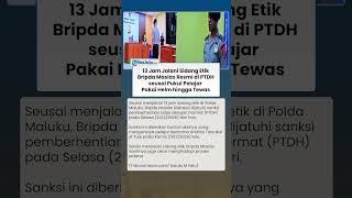 Nasib Akhir Bripda Masias: Dipecat Tidak Hormat dari Polri Buntut Aksi Kekerasan Maut di Maluku