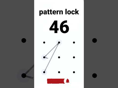 best number pattern lock.... 46