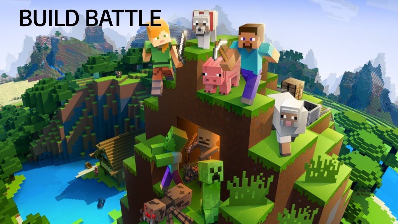 Minecraft Build Battle - GANAMOS UNA PARTIDA