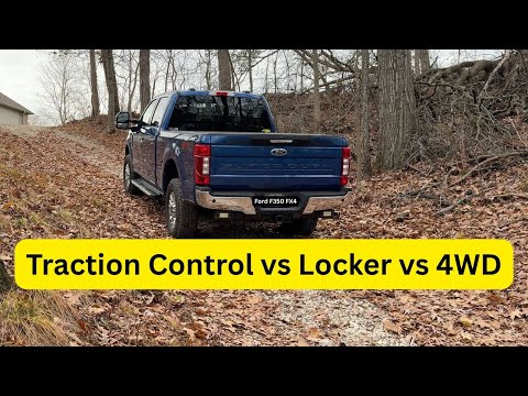 FordSuperduty Traction control vs locked diff vs 4wd
