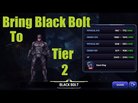 Black Bolt to Tier 2 Account progression and thoughts