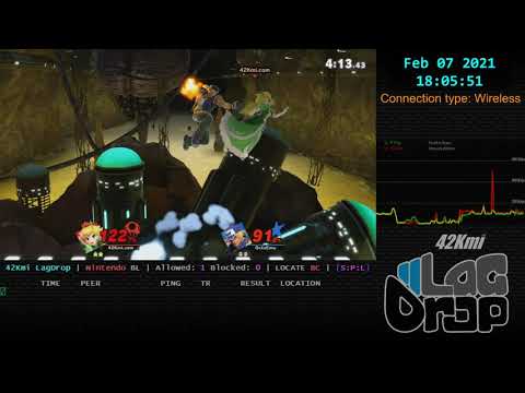 @LagDrop #SmashBros - 2021-02-07 - 10.1.0 - OctoEmu [Weatherford, TX, US] lag