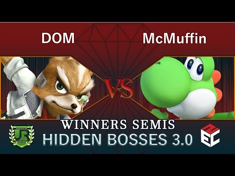 Hidden Bosses 3.0  WINNERS SEMIS - DOM (Fox) vs McMuffin (Yoshi, Donkey Kong)