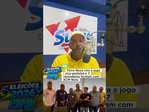 Terra Nova vira o jogo: vice-prefeito e 7 vereadores fecham com ACM Neto