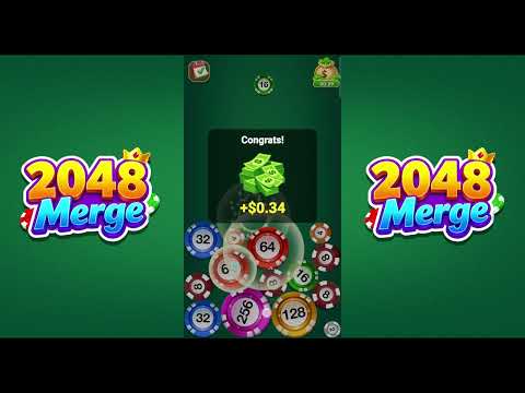 2048 Merge: Chips Puzzle