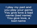 Download Bon Jovi You Give Love A Bad Name Lyrics Tekst Hd Mp3 Song