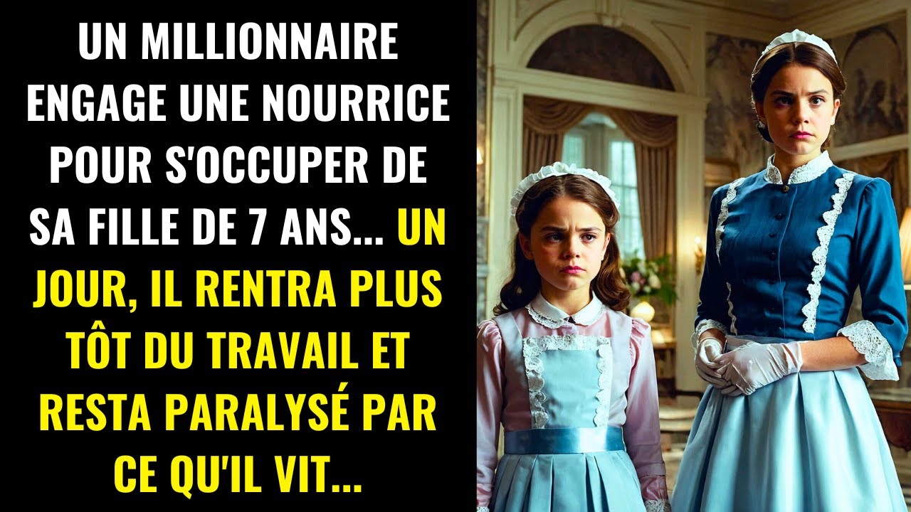 MILLIONNAIRE RENTRE CHEZ LUI TÔT ET RESTE PARALYSÉ EN VOYANT CE QUE FAISAIT LA NOUNOU AVEC SA FILLE