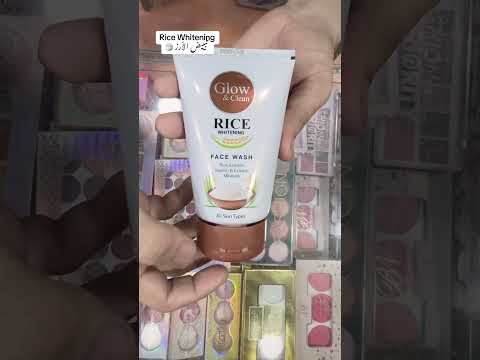Glow & Clean Rice 🍚 Whitening Face wash #ameenbeautytips @GlowAndCleanByAmeen