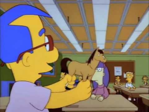 The Simpsons - Milhouse and his horsie