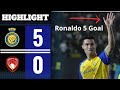 Al Nassr vs Damac F.C 5-0 - Ronaldo 5 Goals - All Goals & Highlights 2023