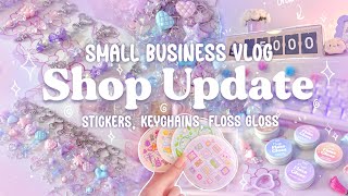 Making new products! ˚⋆𖦹.✧˚ Prepping for a small business shop update