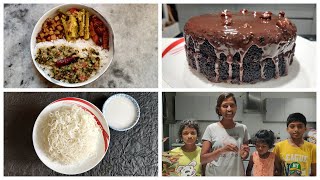 Full day routine/Moist chocolate cake/Chepankezhangu roast/Garden update/Quick lunch menu