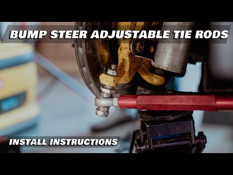 E30/E36 Bump Steer Adjustable Tie Rod End Installation & Adjustment Instructions