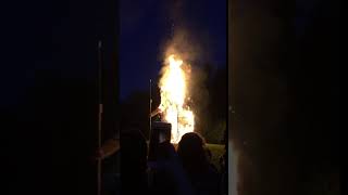 Burning of the Wicker Man, Butser Ancient Farm, May 5th 2018