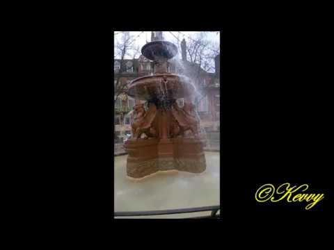 Town hall Fountain Leicester 29-11-2018