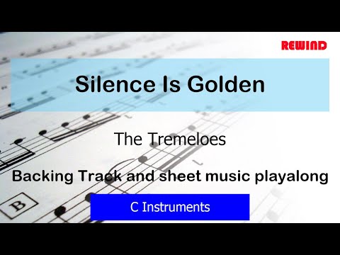 The Tremeloes Silence Is Golden Flute Violin Backing Track and Sheet Music